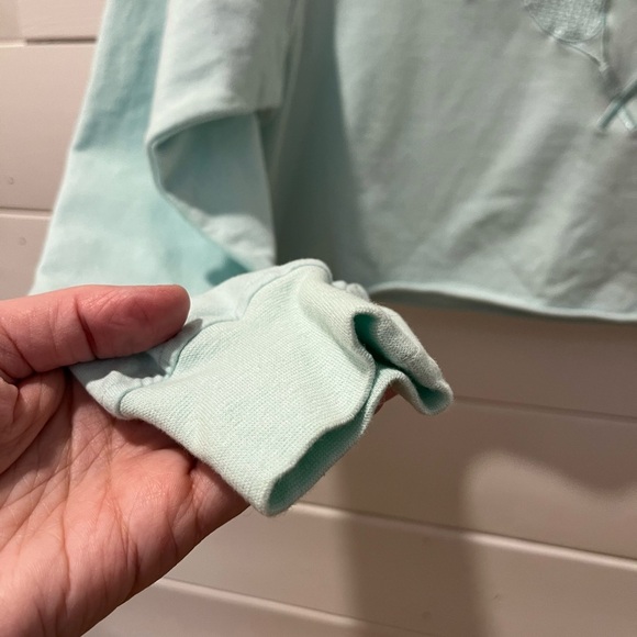 💚 HOAKA APPAREL Cropped Sweatshirt – Mint Green (Size S) - Picture 8 of 10